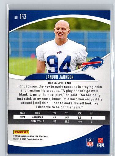 2025 Panini Absolute #153 Landon Jackson Retail N64