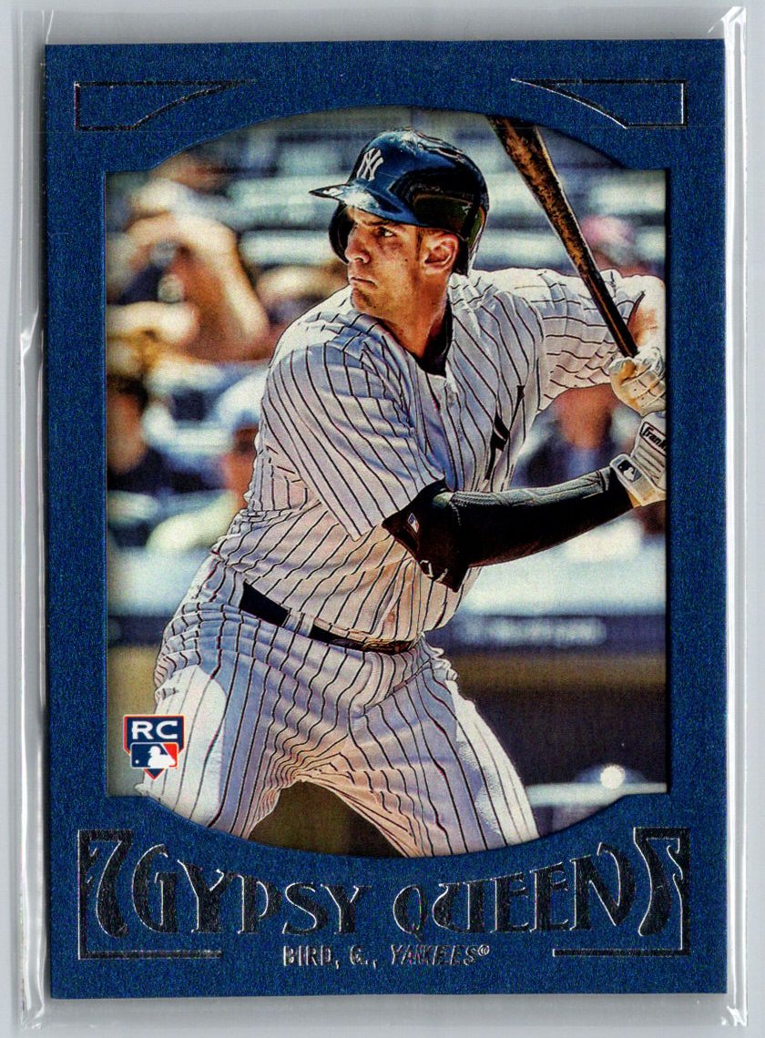 2016 Topps Gypsy Queen #73 Greg Bird Framed Blue N65