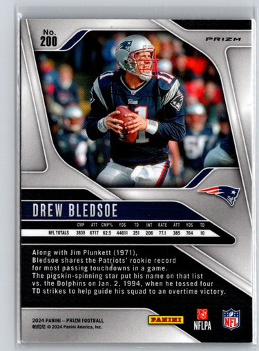 2024 Panini Prizm #200 Drew Bledsoe Red Disco N65