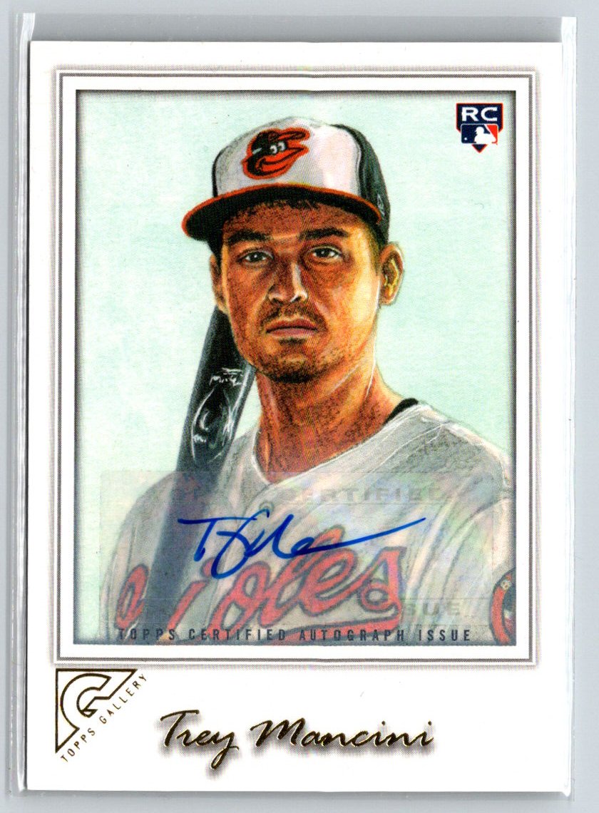 2017 Topps Gallery #84 Trey Mancini Autographs N65