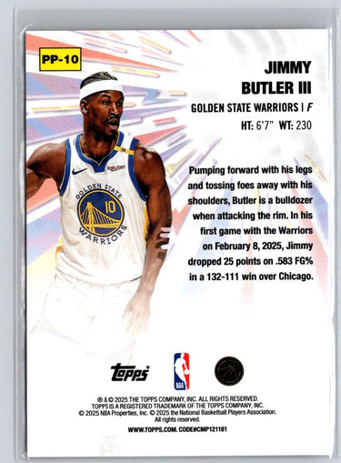 2025-26 Topps #PP-10 Jimmy Butler III Power Players N65