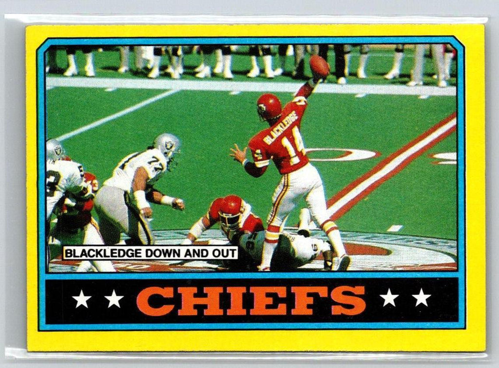 1986 Topps #303b Chiefs Team Leaders N66