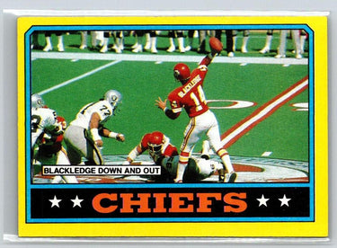 1986 Topps #303b Chiefs Team Leaders N66