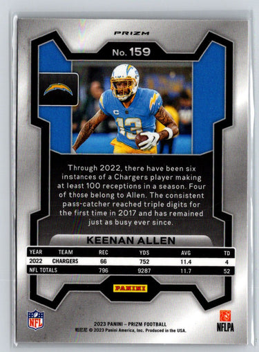 2023 Panini Prizm #159 Keenan Allen Lazer N66