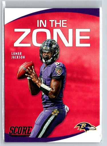 2020 Score #IZ-LJ Lamar Jackson In the Zone N67