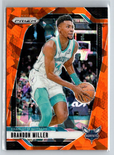 2024-25 Panini Prizm #109 Brandon Miller Prizms Orange Ice N67