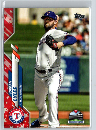 2019 Topps Update #US152 Jordan Lyles Independence Day #/76 N67