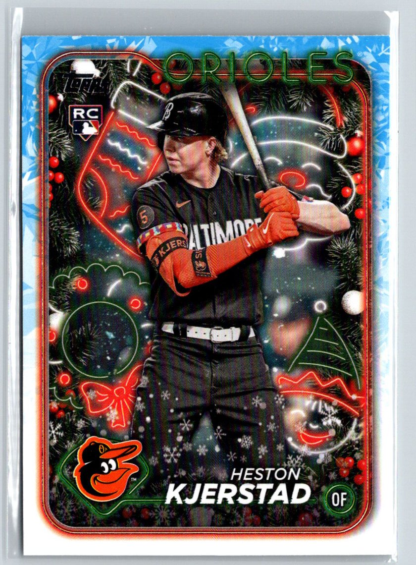 2024 Topps Holiday #H171 Heston Kjerstad N69