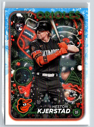 2024 Topps Holiday #H171 Heston Kjerstad N69
