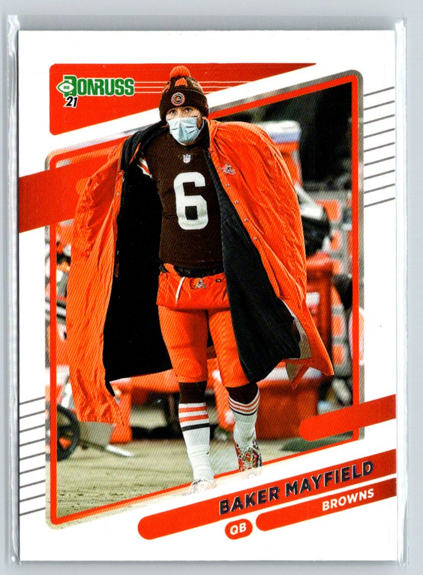 2021 Donruss - Press Proof Bronze #195b Baker Mayfield No Helmet N69