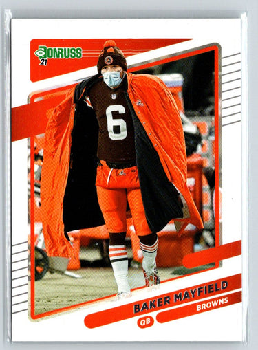2021 Donruss - Press Proof Bronze #195b Baker Mayfield No Helmet N69