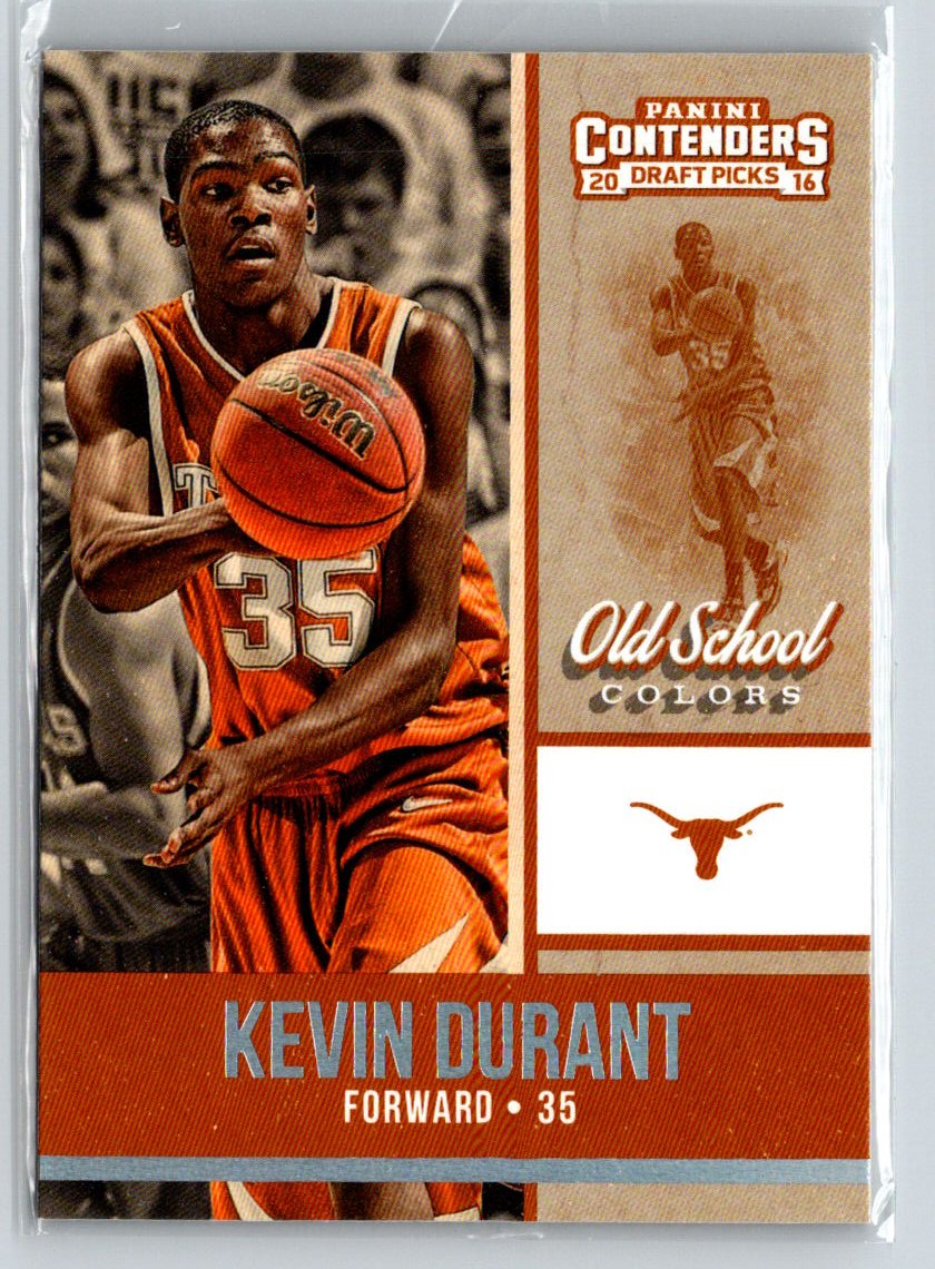2016 Panini Contenders Draft Picks #13 Kevin Durant Old School Colors N70