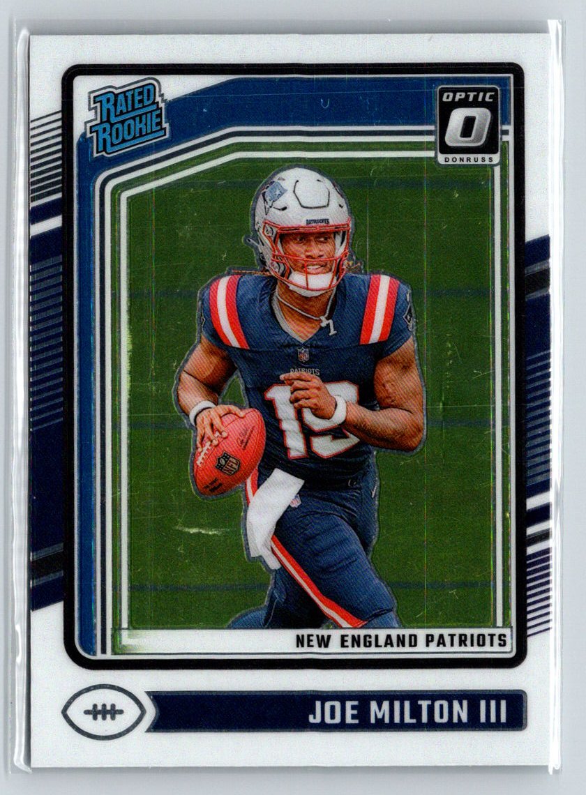 2024 Donruss Optic #255 Joe Milton III Blue Hyper N70