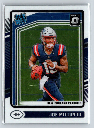 2024 Donruss Optic #255 Joe Milton III Blue Hyper N70