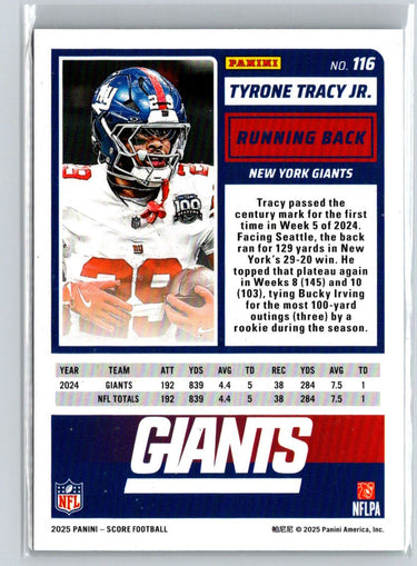 2025 Score-A-Treat #116 Tyrone Tracy Jr. N70