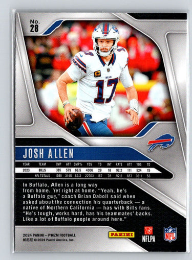 2024 Panini Prizm #28 Josh Allen N70