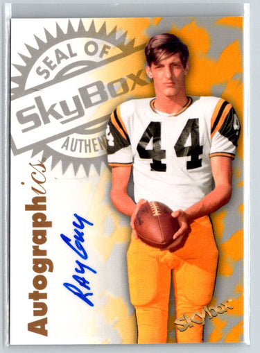 2012 Fleer Retro Ultra #97AU-GU Ray Guy Autographics 1997 R11