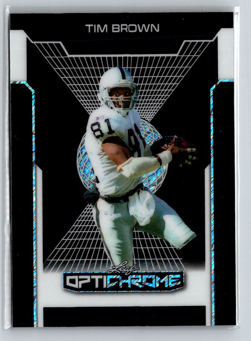 2025 Leaf Optichrome #238 Tim Brown Prismatic Black #/1 R15