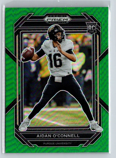 2023 Panini Prizm Draft Picks #108 Aidan O'Connell Prizms Green R23