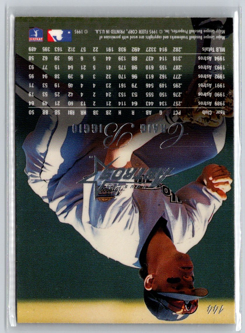 1995 Flair #144 Craig Biggio P01