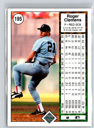 1989 Upper Deck #195 Roger Clemens P01