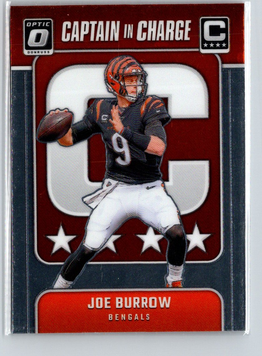 2024 Donruss Optic #4 Joe Burrow Captain In Charge P01
