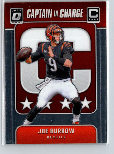 2024 Donruss Optic #4 Joe Burrow Captain In Charge P01