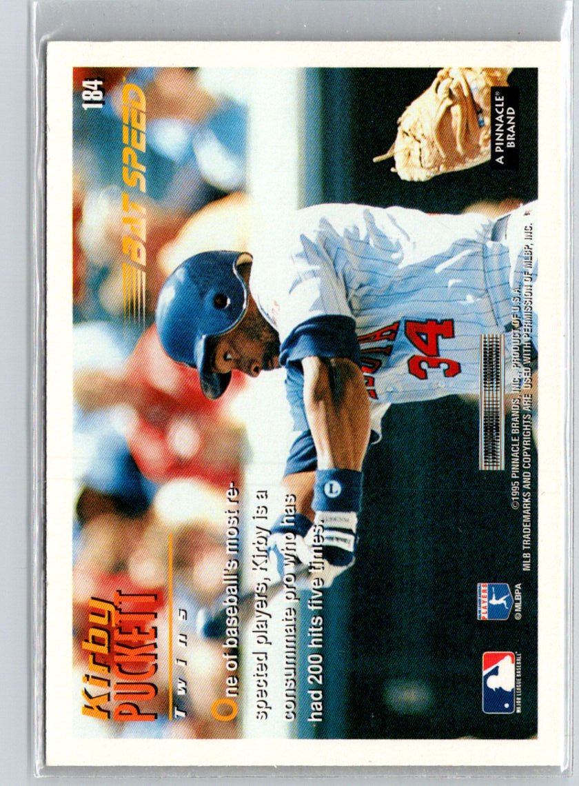 1995 Summit #184 Kirby Puckett P02