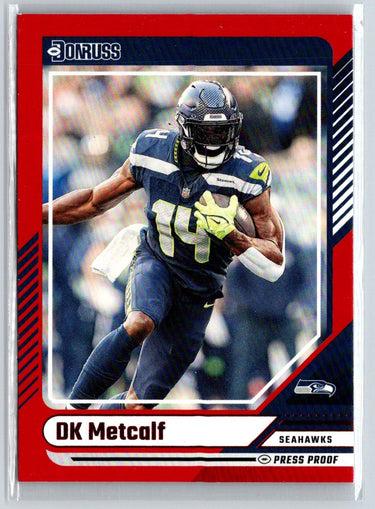 2024 Donruss #128 DK Metcalf Press Proof Red P02