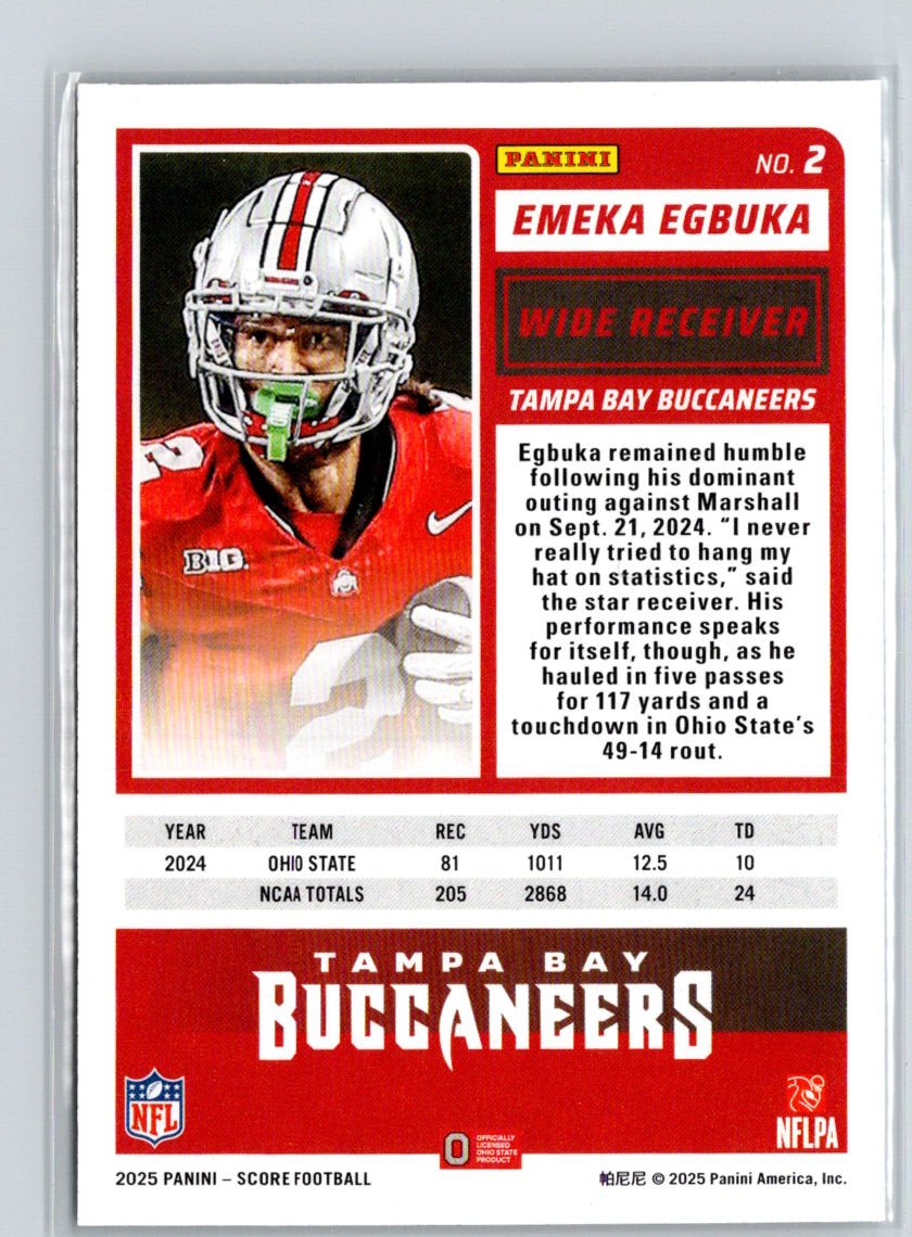 2025 Score #2 Emeka Egbuka P02