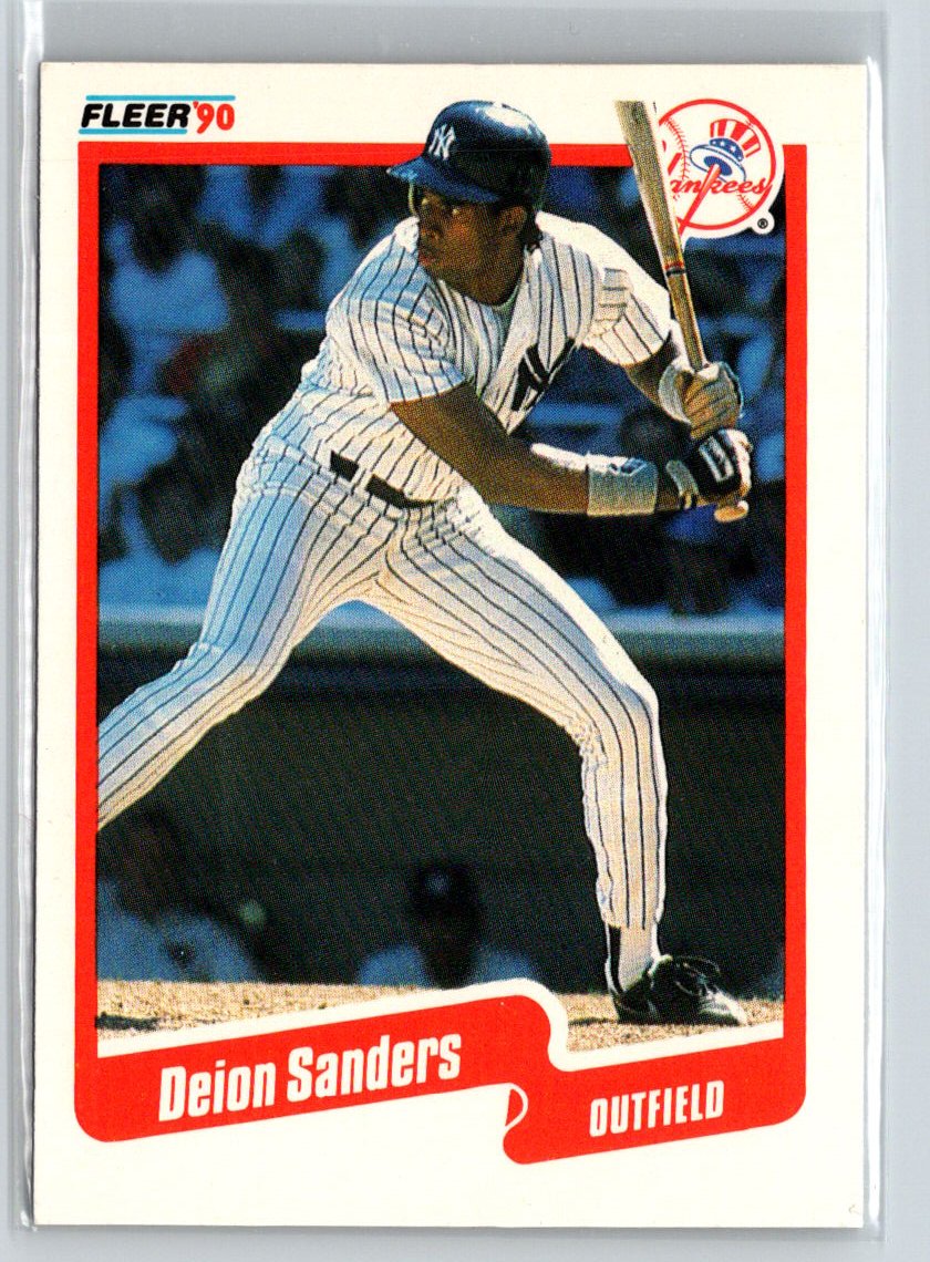 1990 Fleer #454 Deion Sanders P04