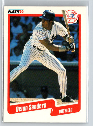 1990 Fleer #454 Deion Sanders P04