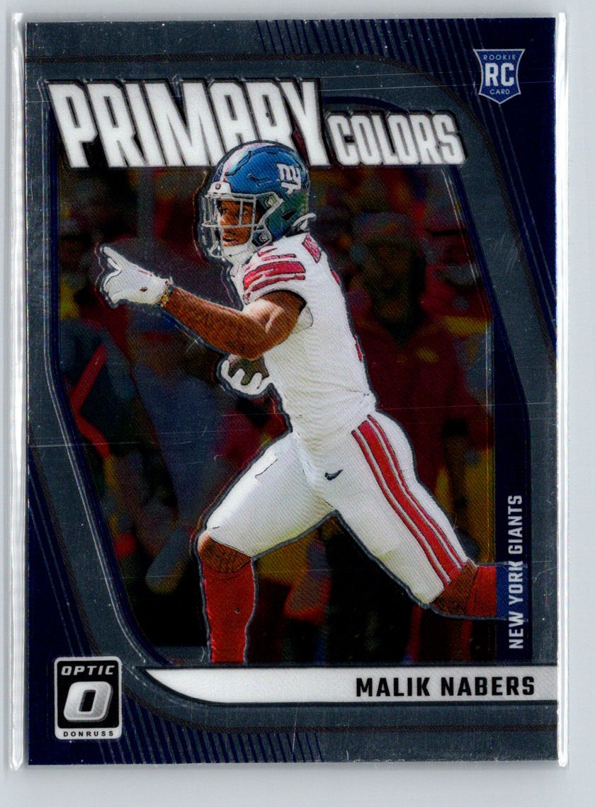 2024 Donruss Optic #6 Malik Nabers Rookie Primary Colors P04