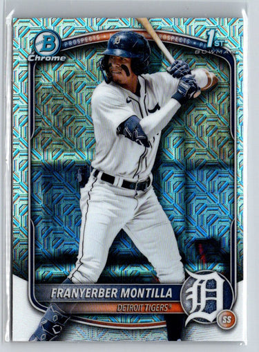 2025 Bowman #BCP-5 Franyerber Montilla Chrome Prospects Mojo Refractor P05