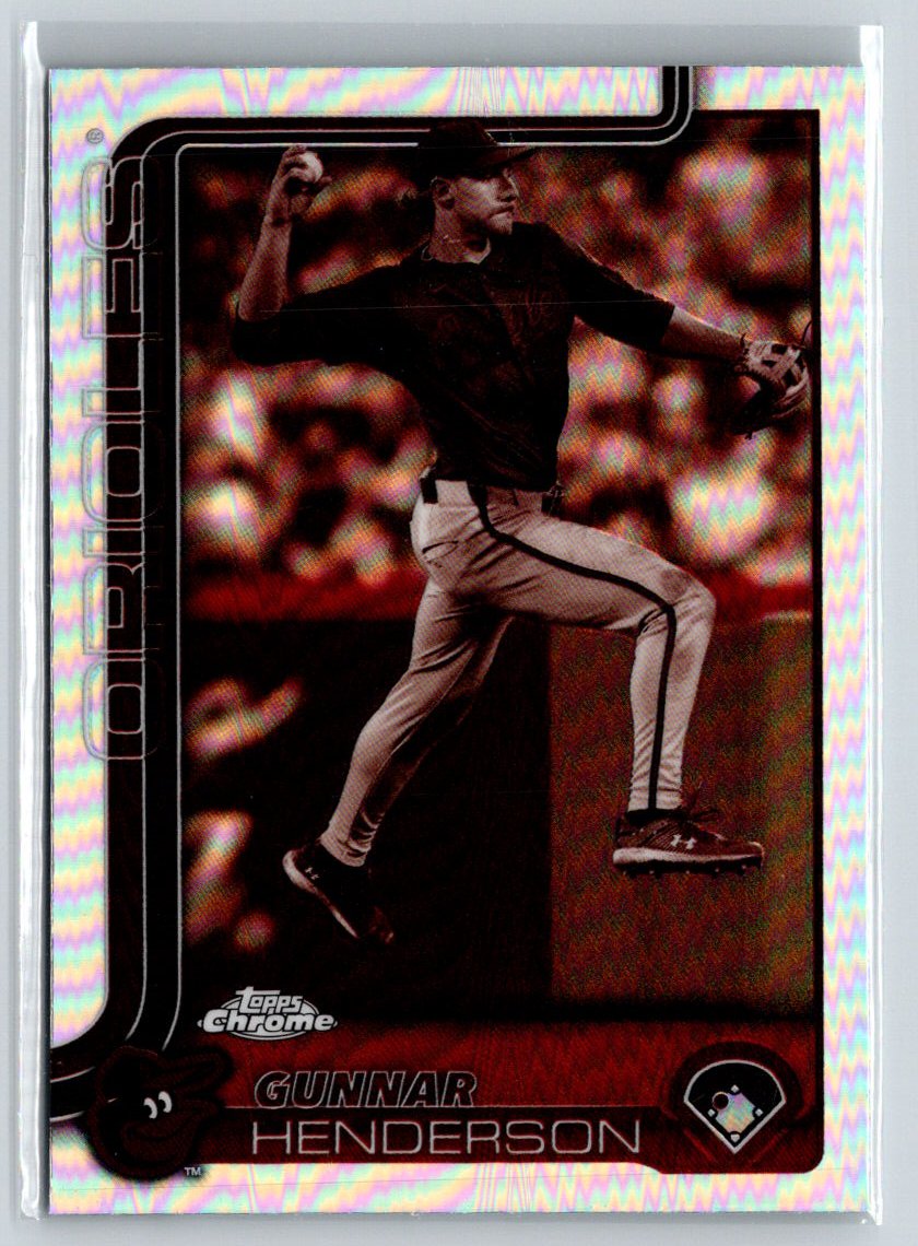 2025 Topps Chrome #213 Gunnar Henderson Sepia Refractors P05