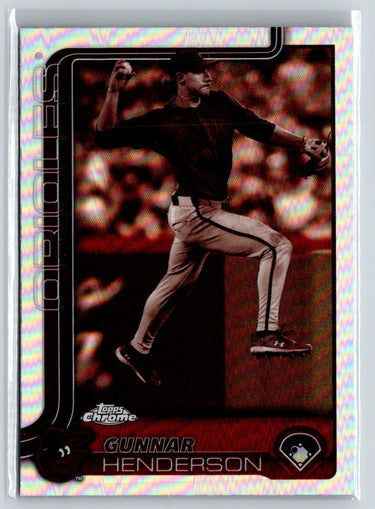 2025 Topps Chrome #213 Gunnar Henderson Sepia Refractors P05