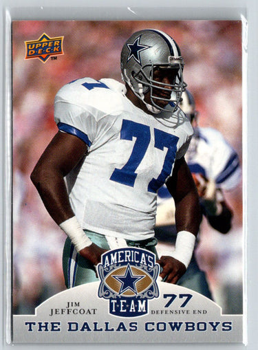 2009 Upper Deck America's Team #55 Jim Jeffcoat P05