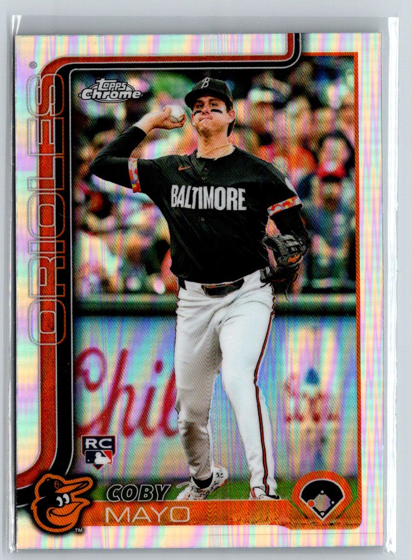 2025 Topps Chrome #120 Coby Mayo Refractors P05