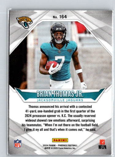 2024 Panini Phoenix #164 Brian Thomas Jr. P05