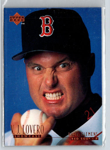 1996 Upper Deck #VJ13 Roger Clemens V.J. Lovero Collection P06