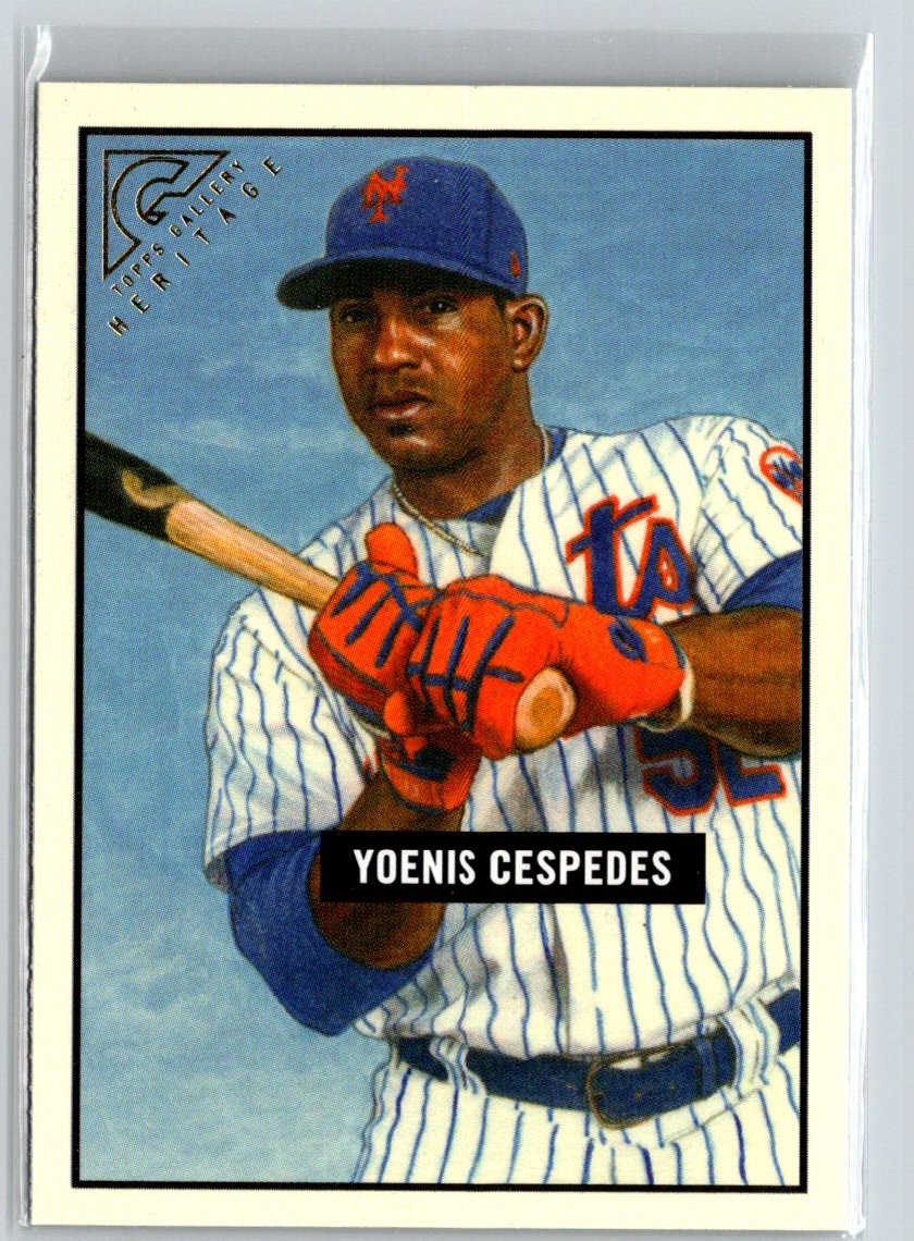 2017 Topps Gallery #28 Yoenis Cespedes Heritage P07