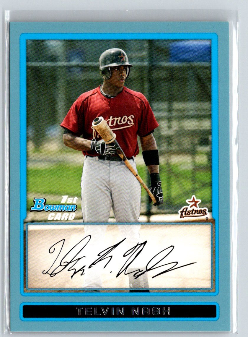 2009 Bowman Draft Picks & Prospects #BDPP10 Telvin Nash Prospects Blue #/399 P07