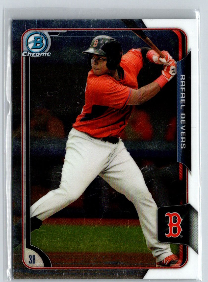 2015 Bowman #BCP34 Rafael Devers Chrome Prospects P07