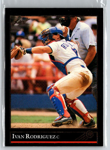 1992 Leaf #194 Ivan Rodriguez Black Gold P08