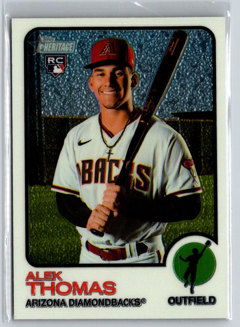 2022 Topps Heritage #597 Alek Thomas Chrome #/999 P08
