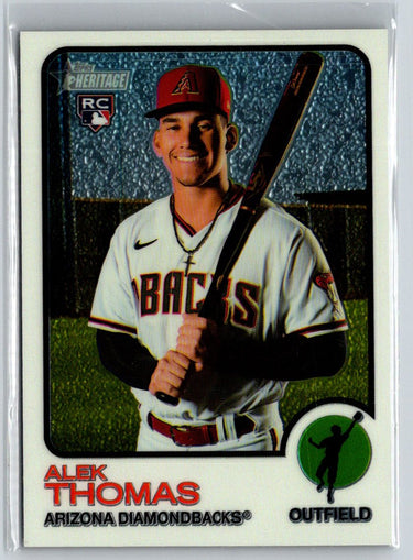 2022 Topps Heritage #597 Alek Thomas Chrome #/999 P08
