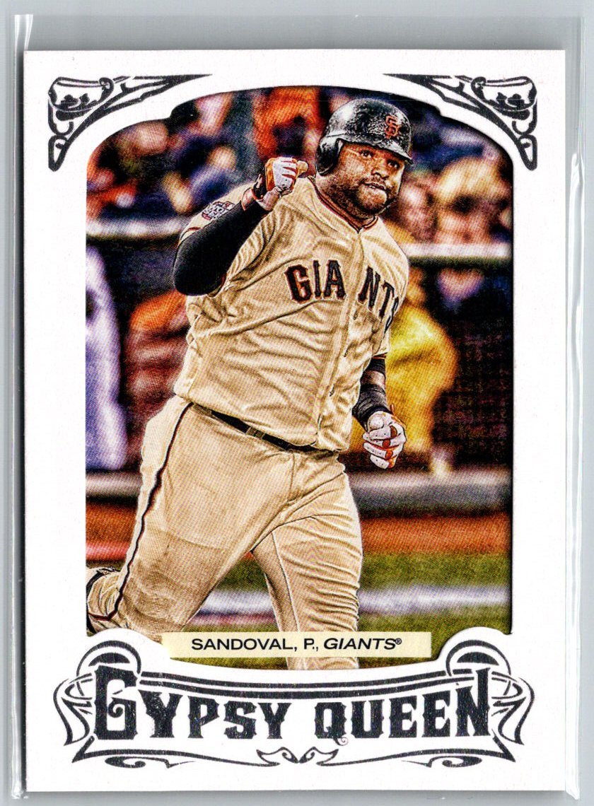 2014 Topps Gypsy Queen #232 Pablo Sandoval Framed White P08
