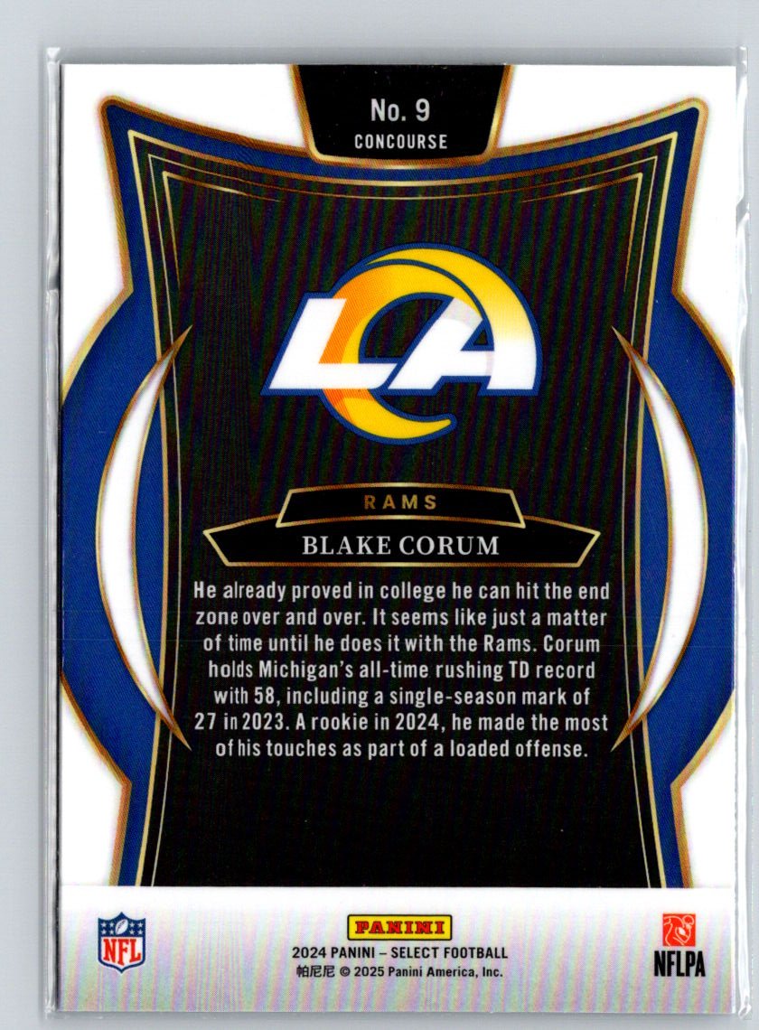 2024 Panini Select #9 Blake Corum P08