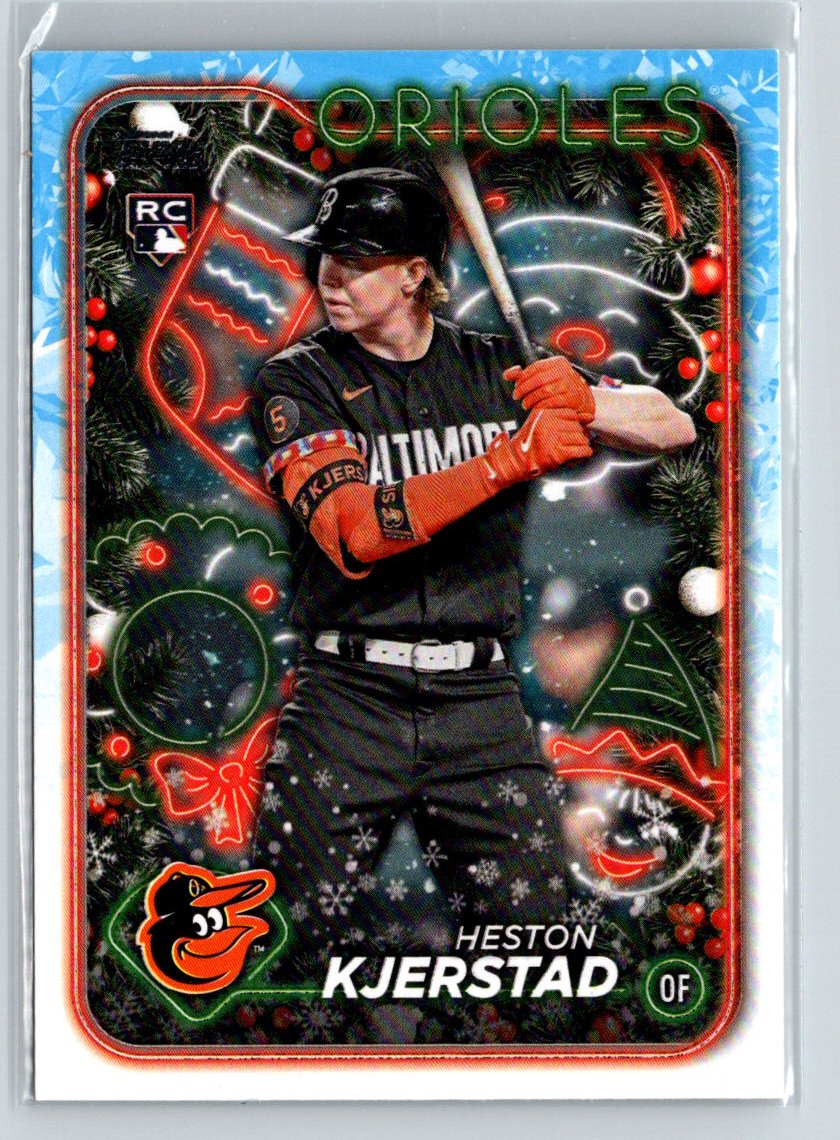 2024 Topps Holiday #H171 Heston Kjerstad Holiday Tree P09