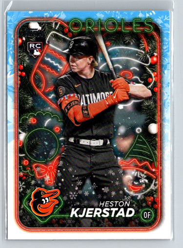 2024 Topps Holiday #H171 Heston Kjerstad Holiday Tree P09